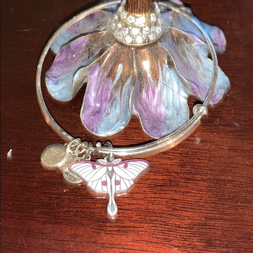 Alex and ani lunar moth bangle